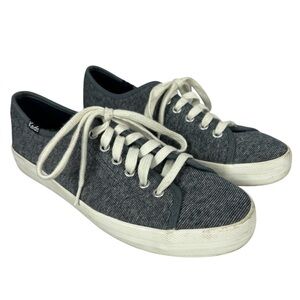 Keds Charcoal Canvas Sneakers Size 7